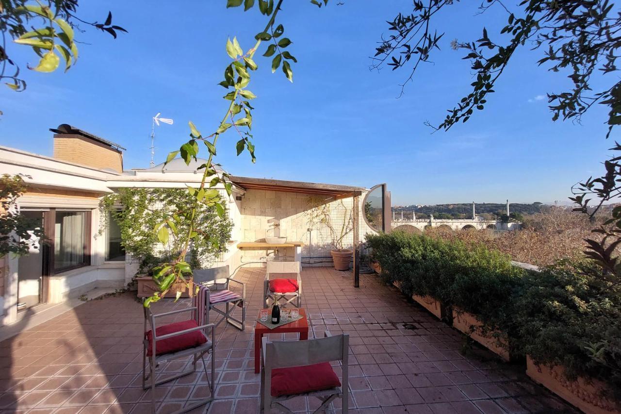 דירות רומא Beautiful Loft In Ponte Milvio With Terrace מראה חיצוני תמונה