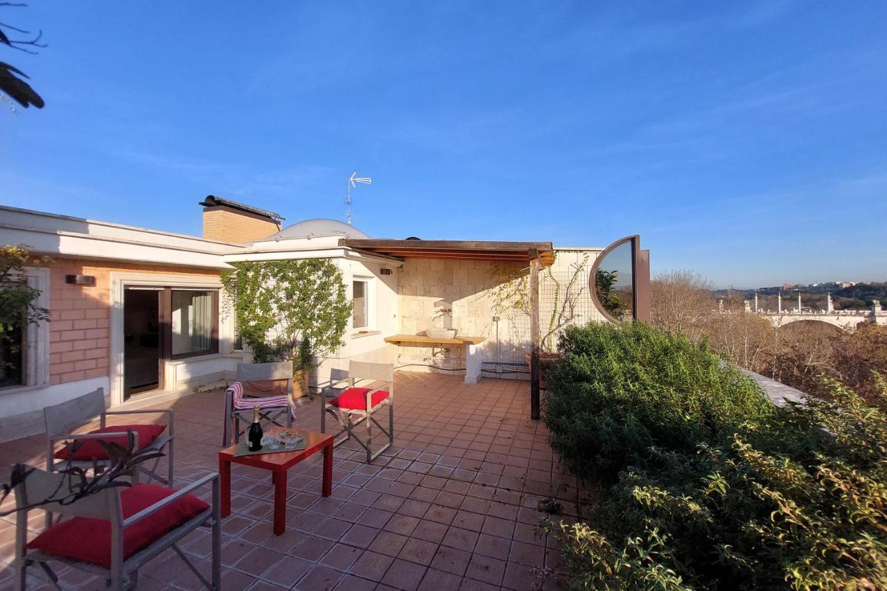 דירות רומא Beautiful Loft In Ponte Milvio With Terrace מראה חיצוני תמונה