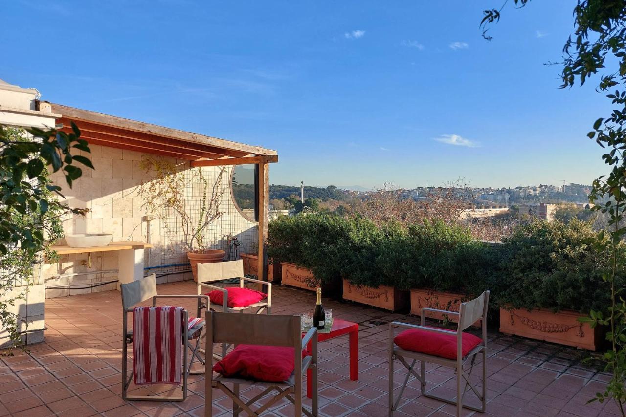 דירות רומא Beautiful Loft In Ponte Milvio With Terrace מראה חיצוני תמונה