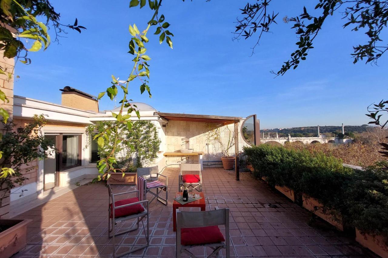 דירות רומא Beautiful Loft In Ponte Milvio With Terrace מראה חיצוני תמונה