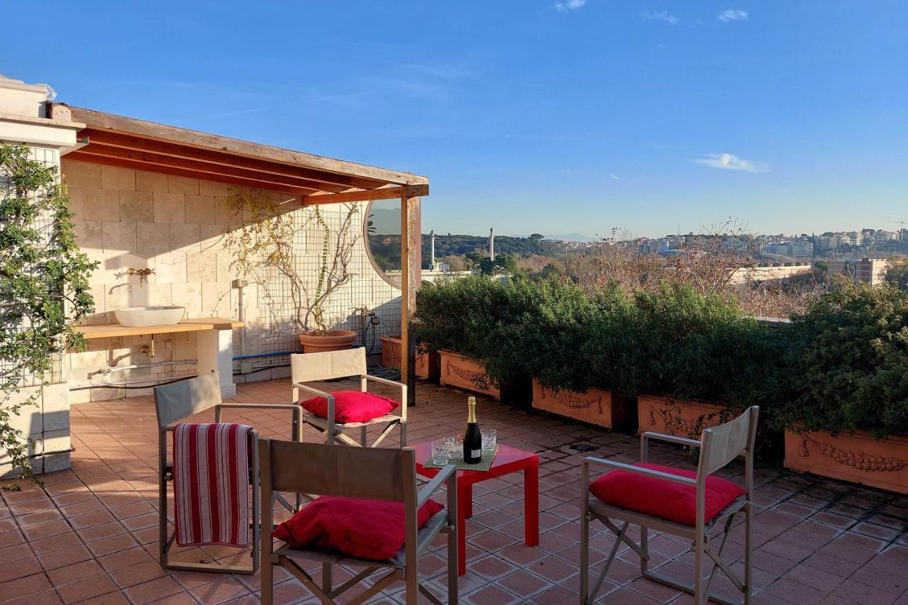דירות רומא Beautiful Loft In Ponte Milvio With Terrace מראה חיצוני תמונה