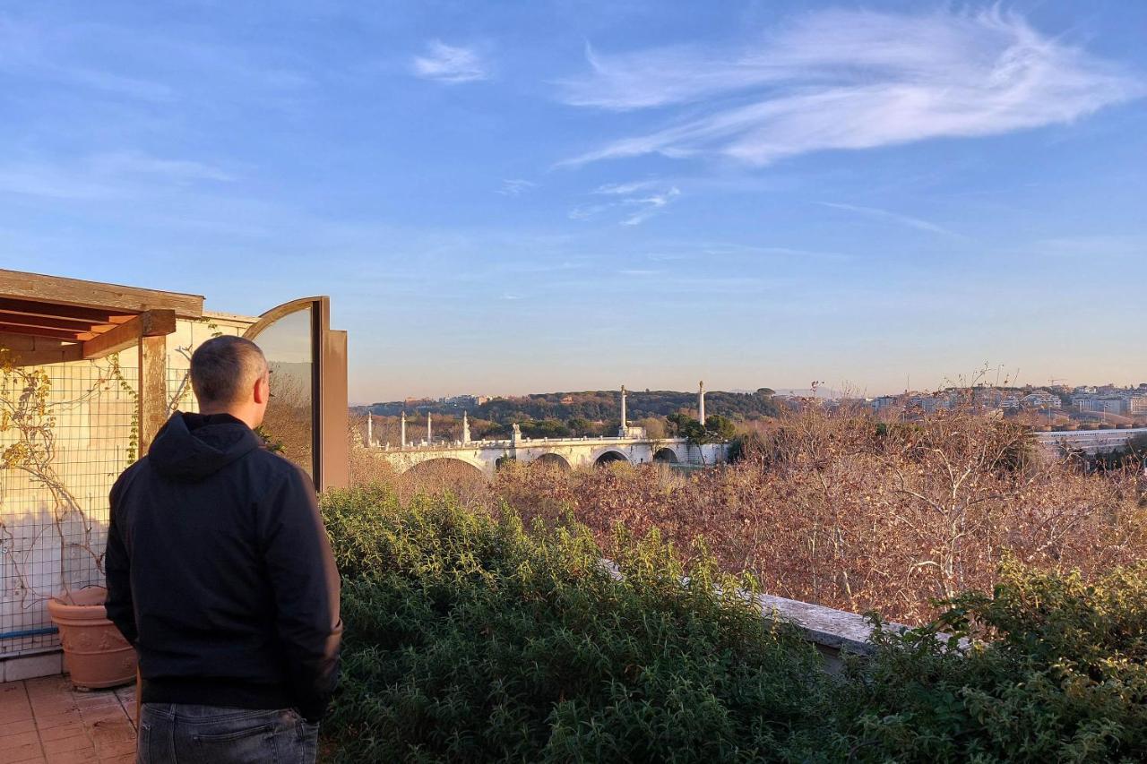 דירות רומא Beautiful Loft In Ponte Milvio With Terrace מראה חיצוני תמונה
